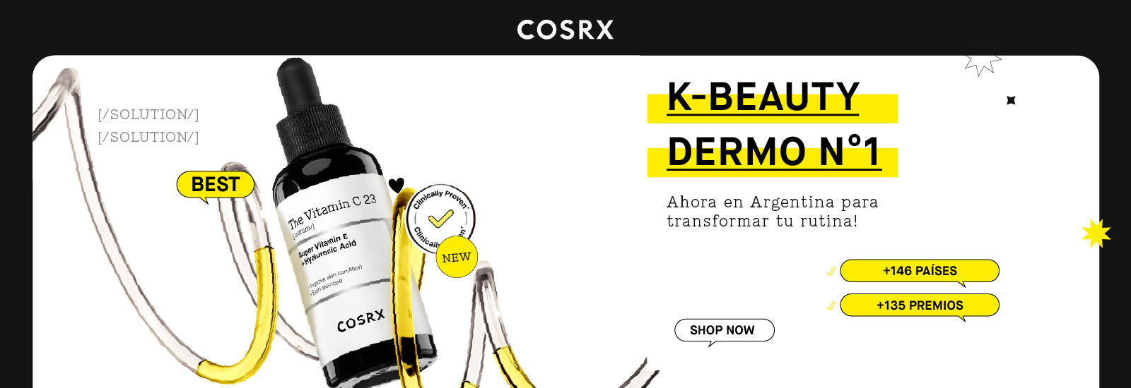 Cosrx - K-Beauty Dermo N1 - Ahora en Argentina para transformar tu rutina