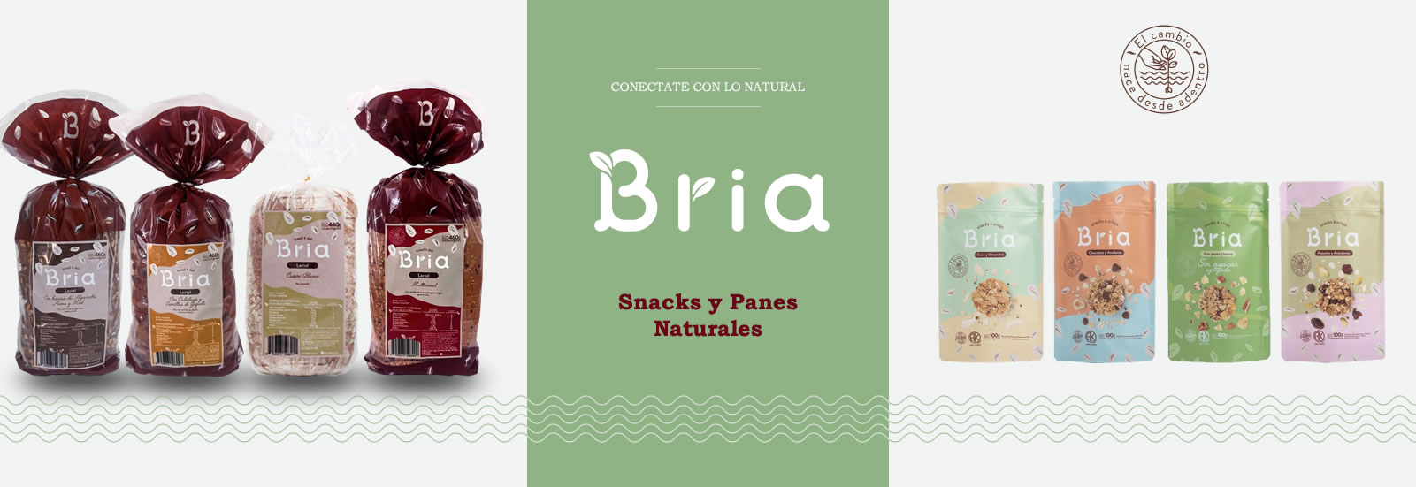 snacks y panes naturales bria