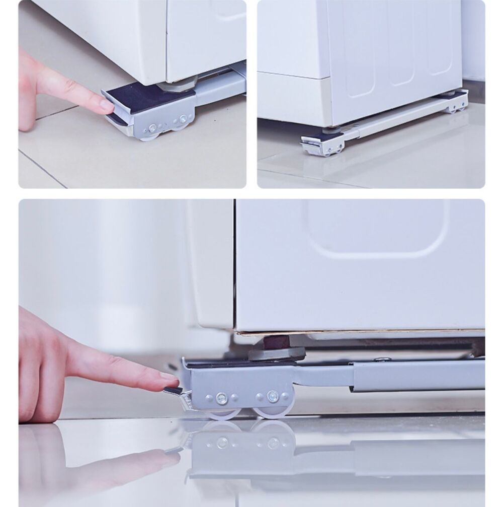 Soportes/Base Elevadora de Acero Extensibles con Ruedas x2 unidades