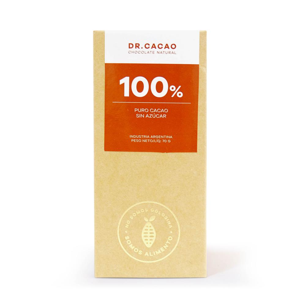 Dr.Cacao 100% puro cacao sin azúcar - 70gr