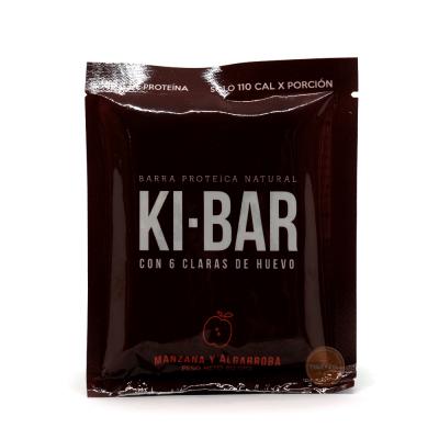 Ki-Bar Barra Proteíca Manzana y Algarroba Rubia - 80gr