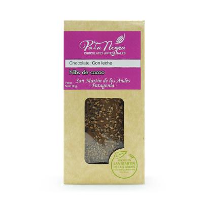 Pata Negra Chocolate con Leche y Nibs de Cacao - 90gr