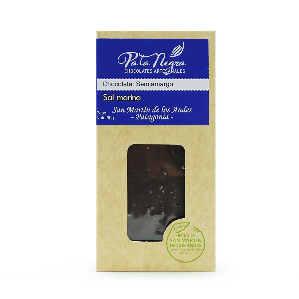 Pata Negra Chocolate Semiamargo con Sal Marina - 90gr