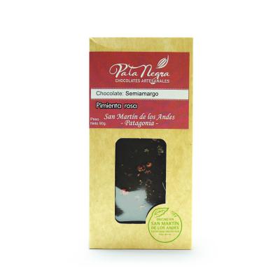 Pata Negra Chocolate Semiamrgo con Pimienta Rosa - 90gr