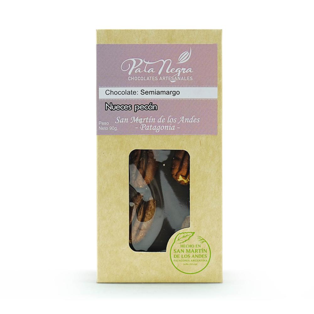 Pata Negra Chocolate Semiamargo con Nueces Pecán - 90gr