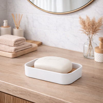 Jabonera Bambu Línea Bianca