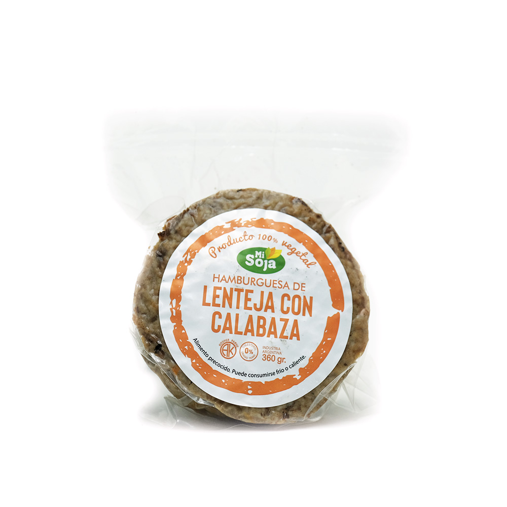 Mi Soja Medallón De Lenteja con Calabaza - 360gr