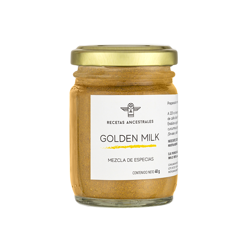 Recetas Ancestrales Golden Milk - 40gr