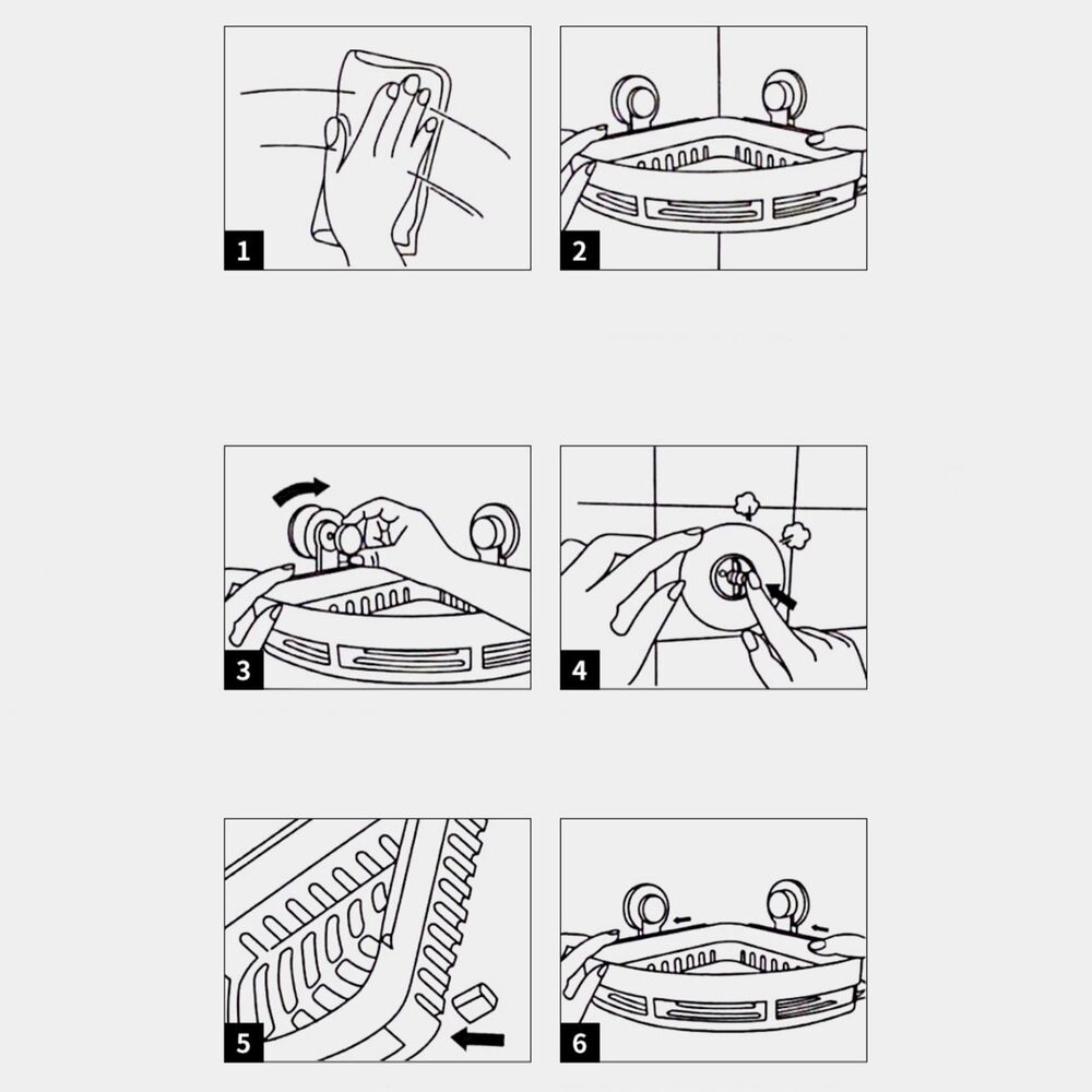 Estante Triangular Bathlux