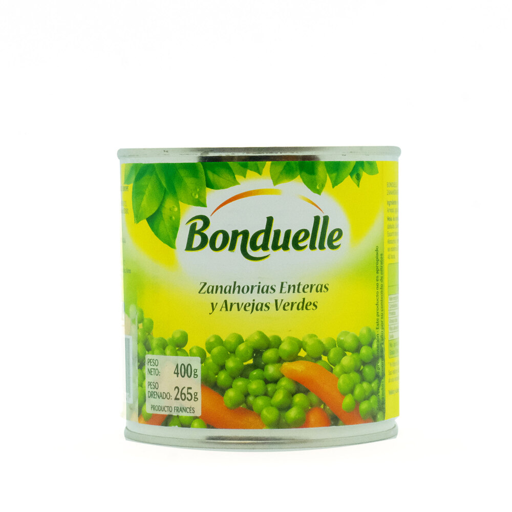 Bonduelle Zanahorias y Arvejas - 400gr