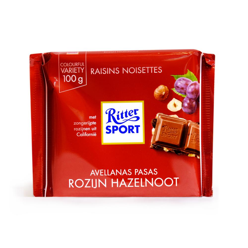 Ritter Sport  Avellanas Pasas - 100gr