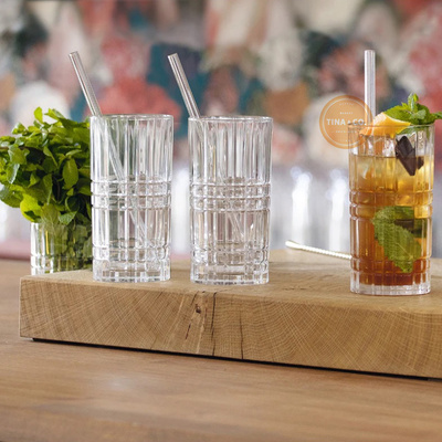 Nachtmann LongDrink & Glass Straws Set 4P