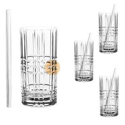 Nachtmann LongDrink & Glass Straws Set 4P