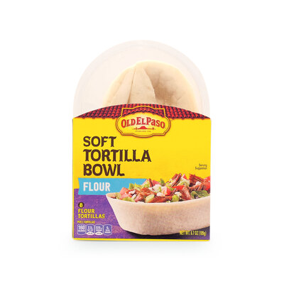 Old El PasoSoft Tortilla Bowl Flour - 8U