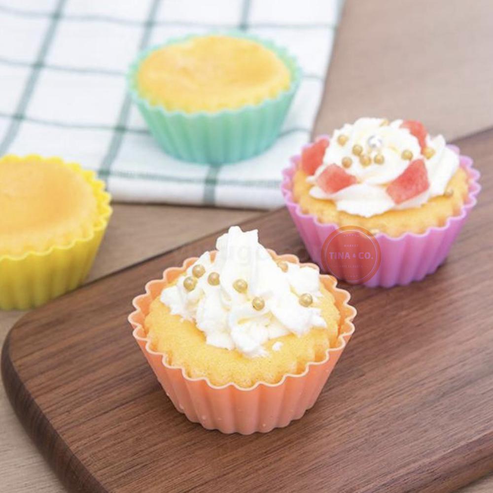 Molde CupCake Individual de Silicona x4un