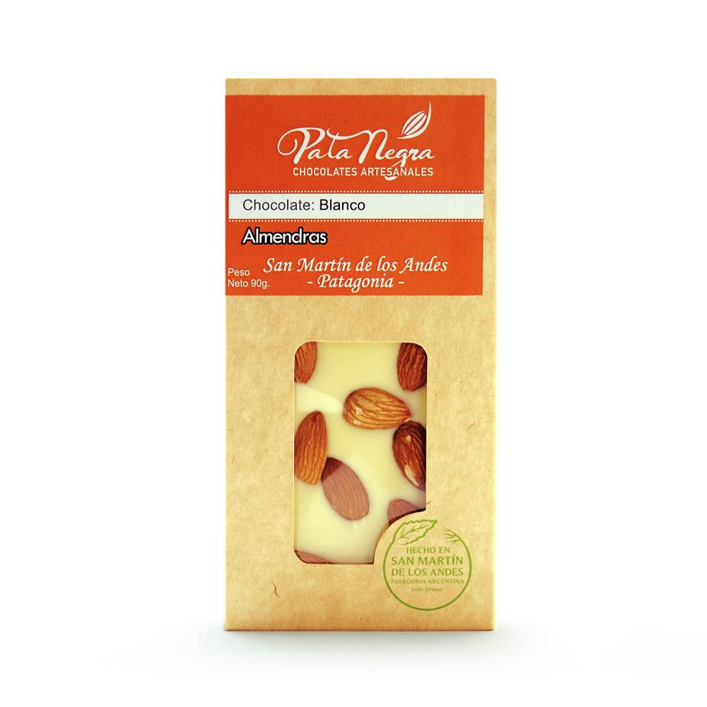 Pata Negra Chocolate Blanco con Almendras - 90gr