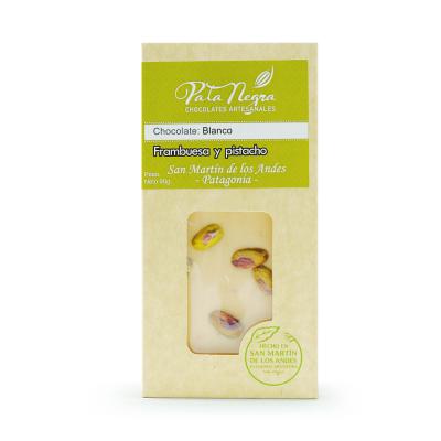 Pata Negra Blanco con Frambuesa y Pistacho - 90gr