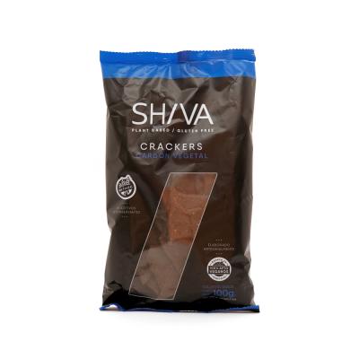 Shiva Crackers Carbón Vegetal - 100gr