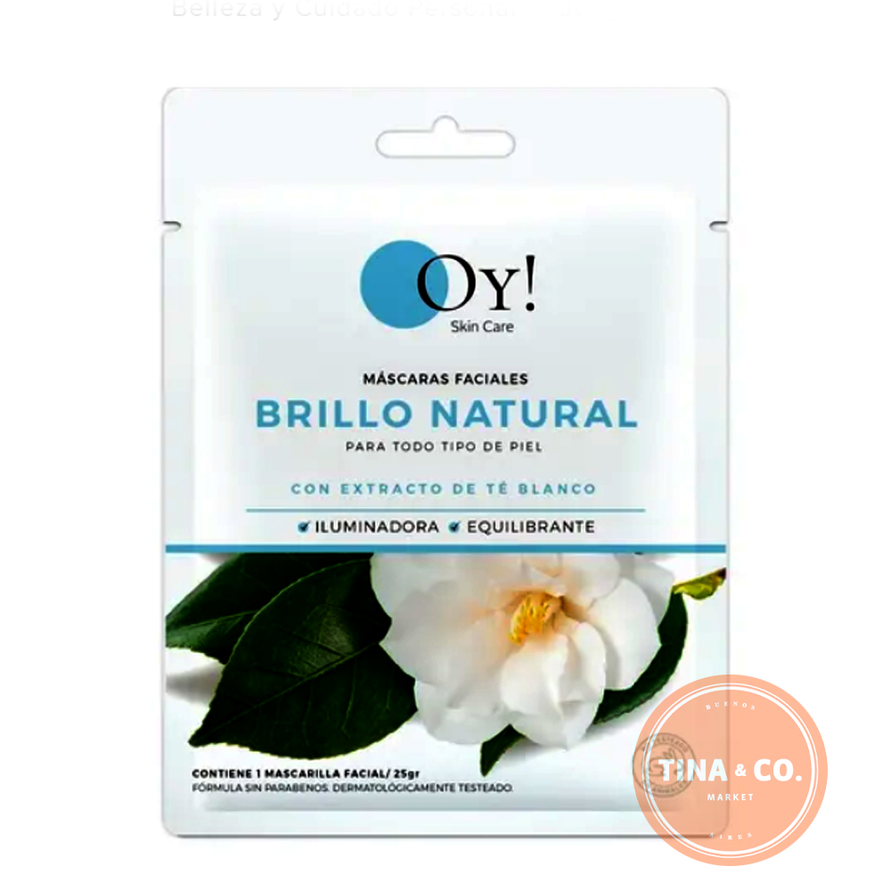 OY Skin Care Mascarilla Facial Brillo Natural - 25gr