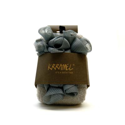 Krramel Esponja de Baño Corporal Cuadrada Gris