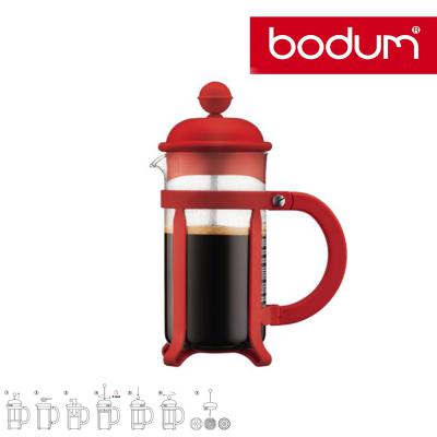 Bodum- 0697 Java French Press 0.35l Red