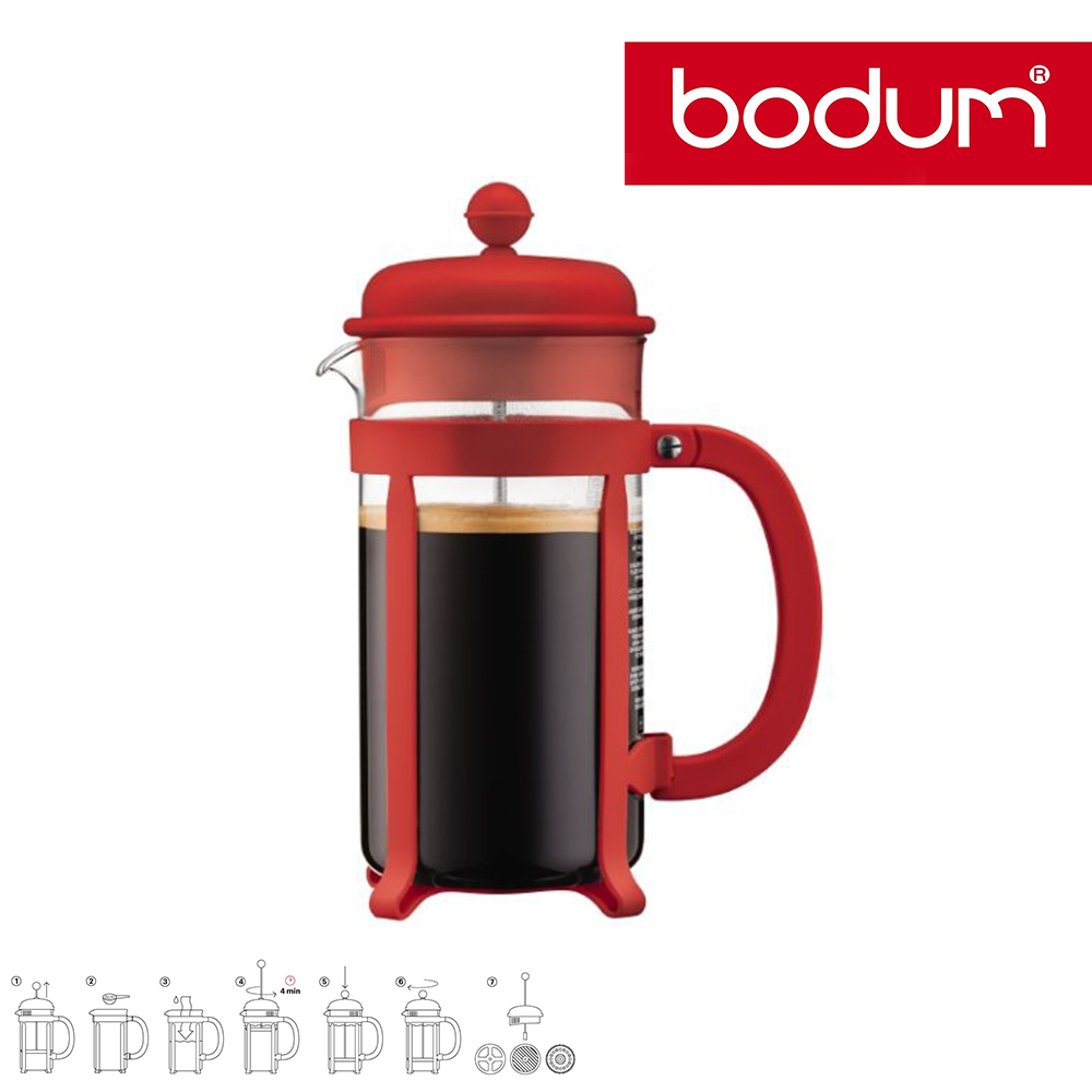 Bodum- 0710 Java French Press 1.0l Red
