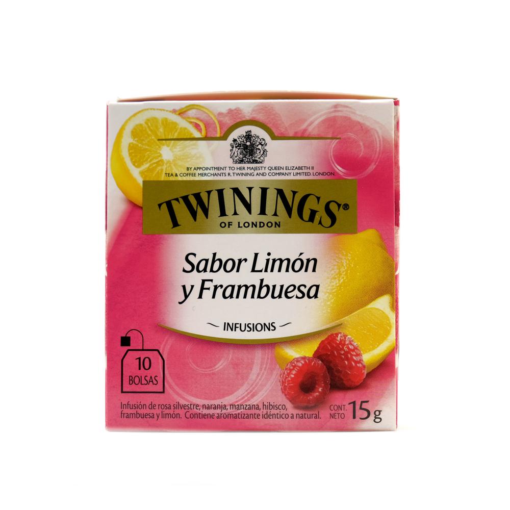 Twinings Sabor Limón y Frambuesa - 15gr