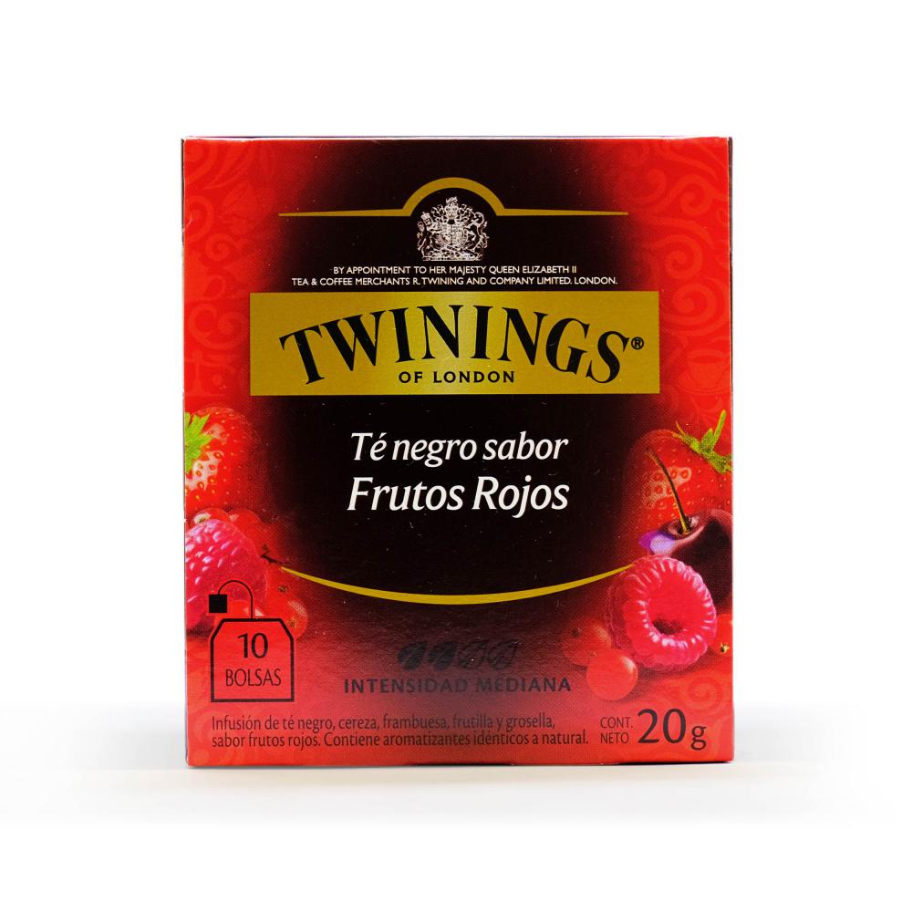 Twinings Té Negro Sabor Frutos Rojos - 20Gr