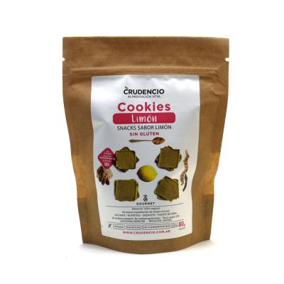 Crudencio Cookies Sabor Limón - 80gr