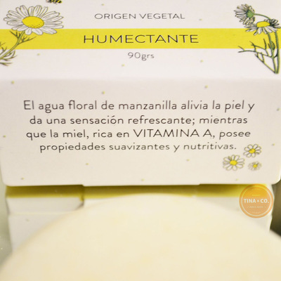 Biomille Jabon Natural Manzanilla y Miel - Humectante