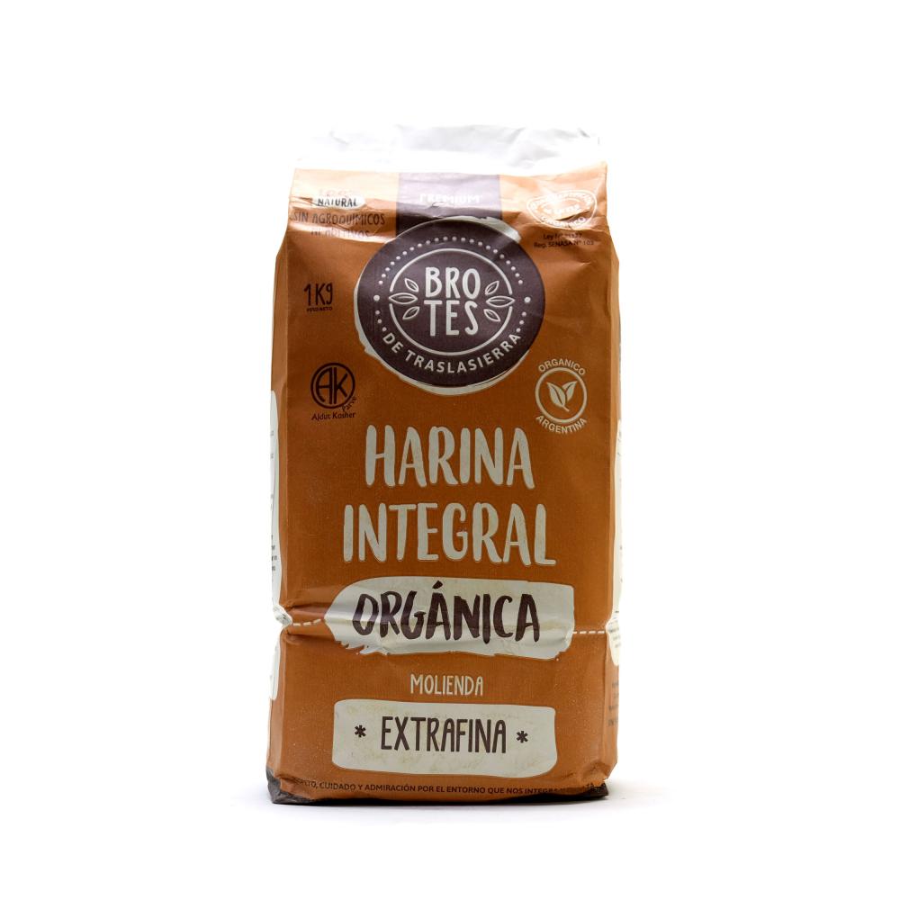Brotes Harina Integral Orgánica Extrafina - 1kg