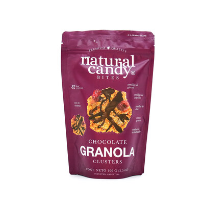 Natural Candy Bites Chocolate Granola Clusters - 100gr
