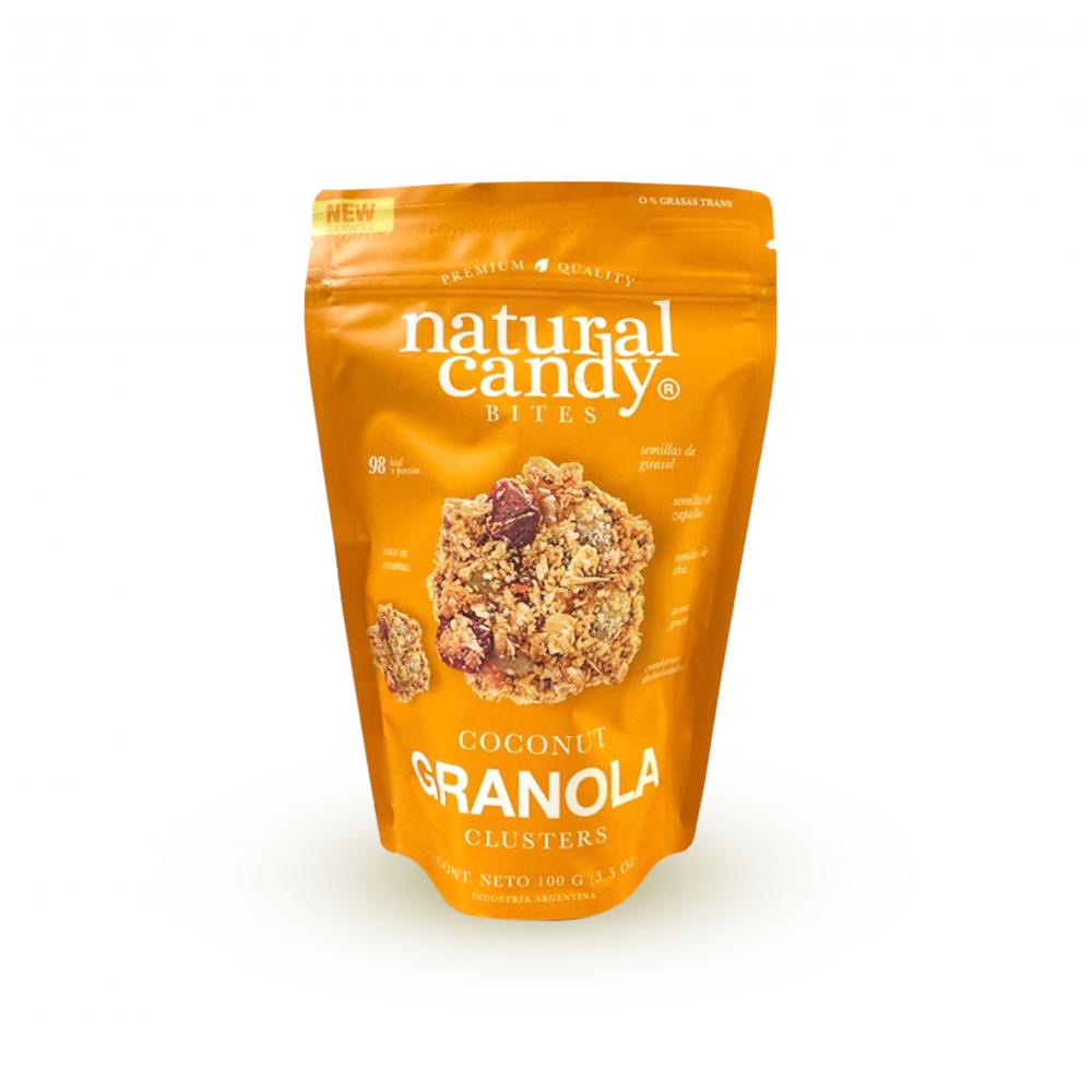 Natural Candy Coconut Granola Clusters - 100gr