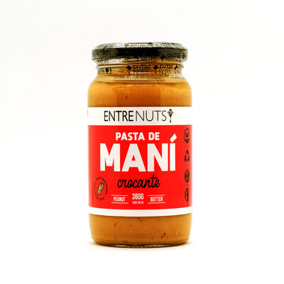 Entre Nuts Pasta de Maní Crocante - 380gr