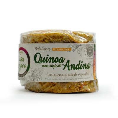 Casa Vegana Medallones Quinoa Andina - 4u