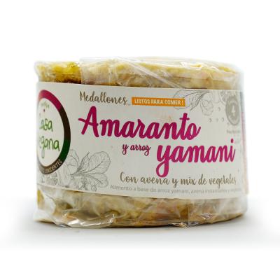 Casa Vegana Medallones de Amaranto y Arroz Yamani - 4u