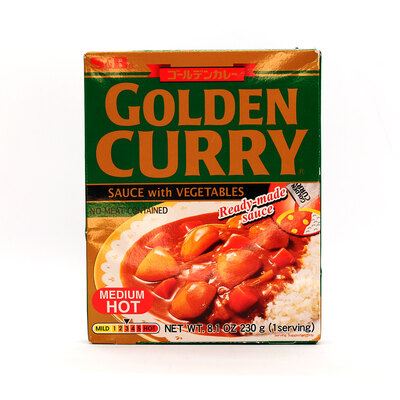 S&B Golden Curry Japanese Curry Mix Medium Hot - 230gr