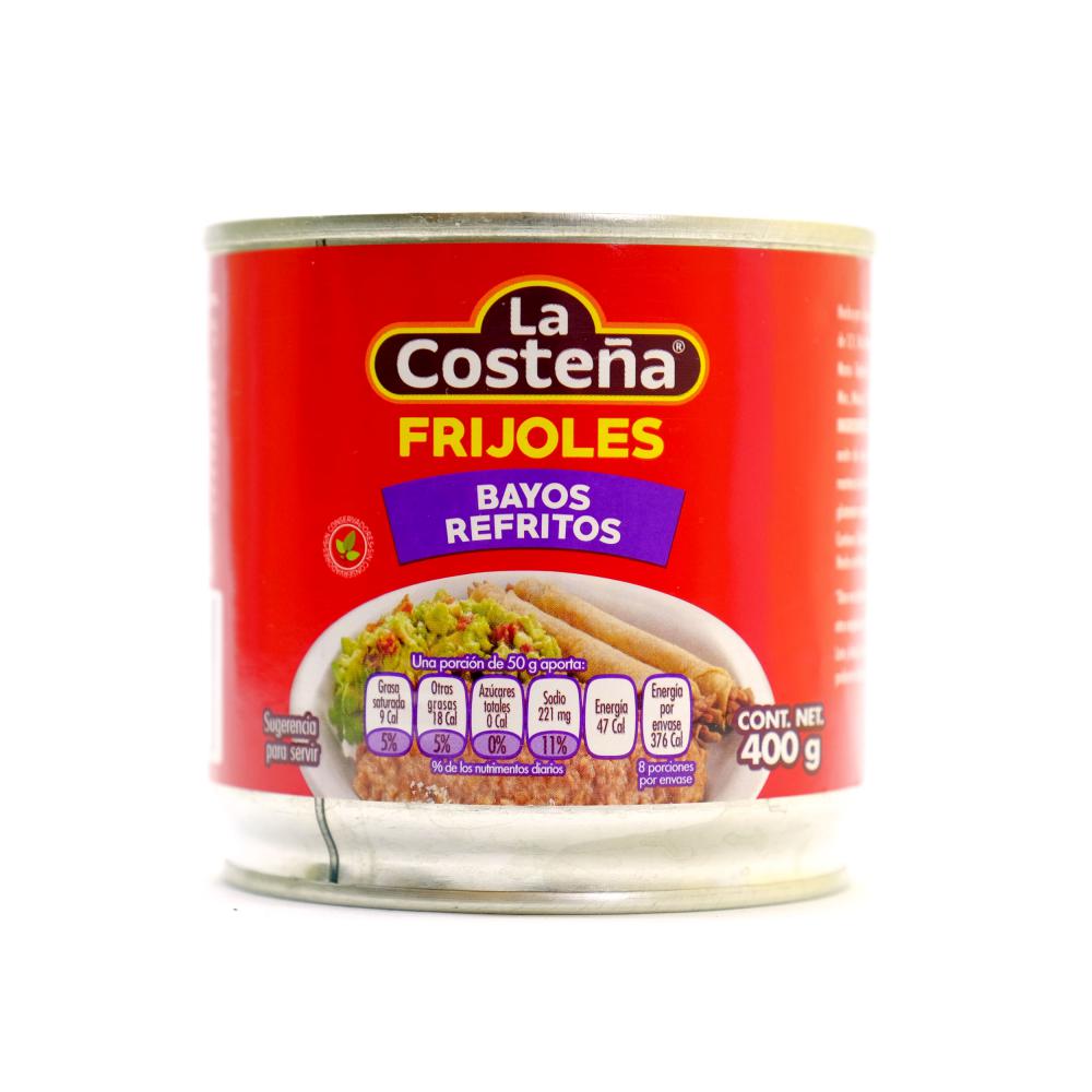 La Costeña Frijoles Bayos Refritos - 400gr