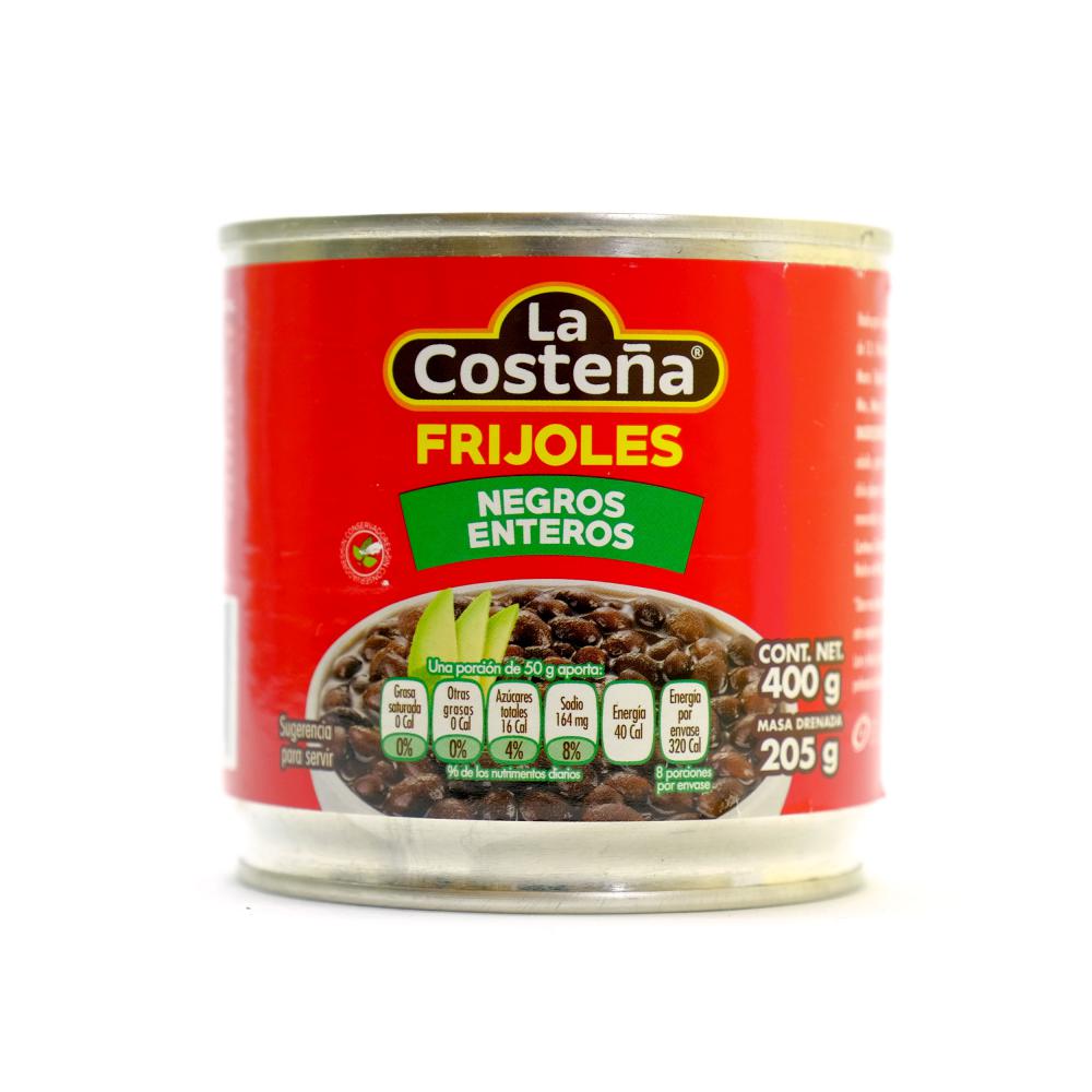 La Costeña Frijoles Negros Enteros - 400gr