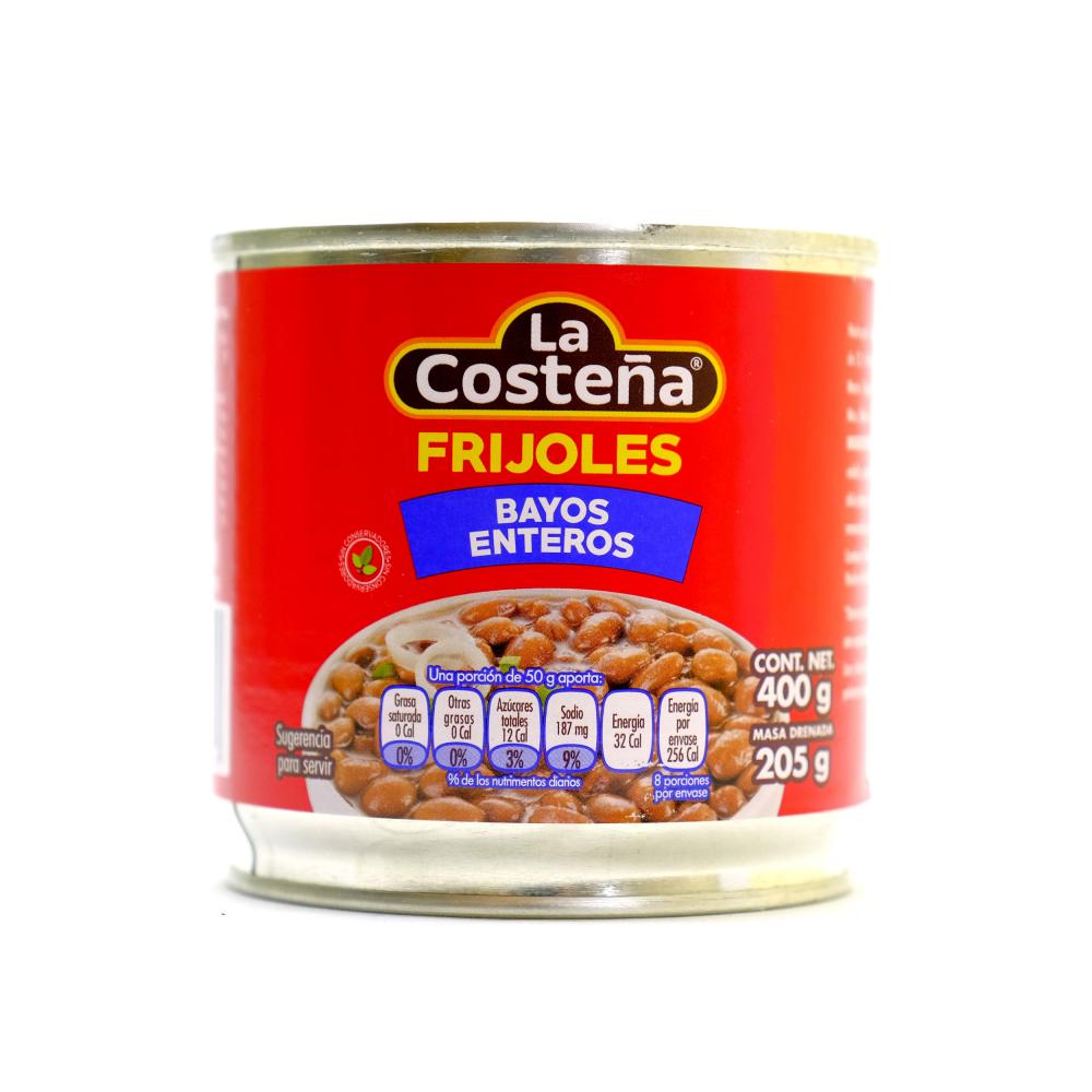 La Costeña Frijoles Bayos Enteros - 400gr