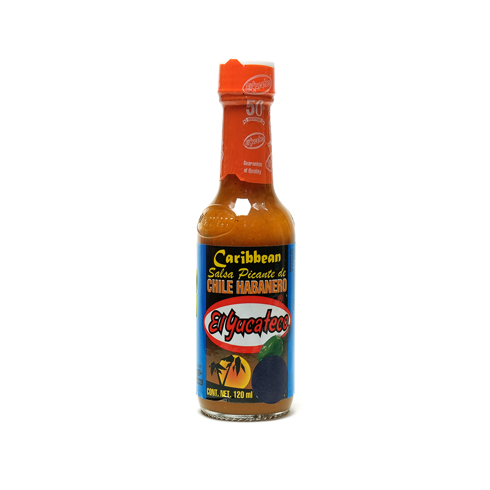 El Yucateco Caribbean Salsa Picante de Chile Habanero - 120ml