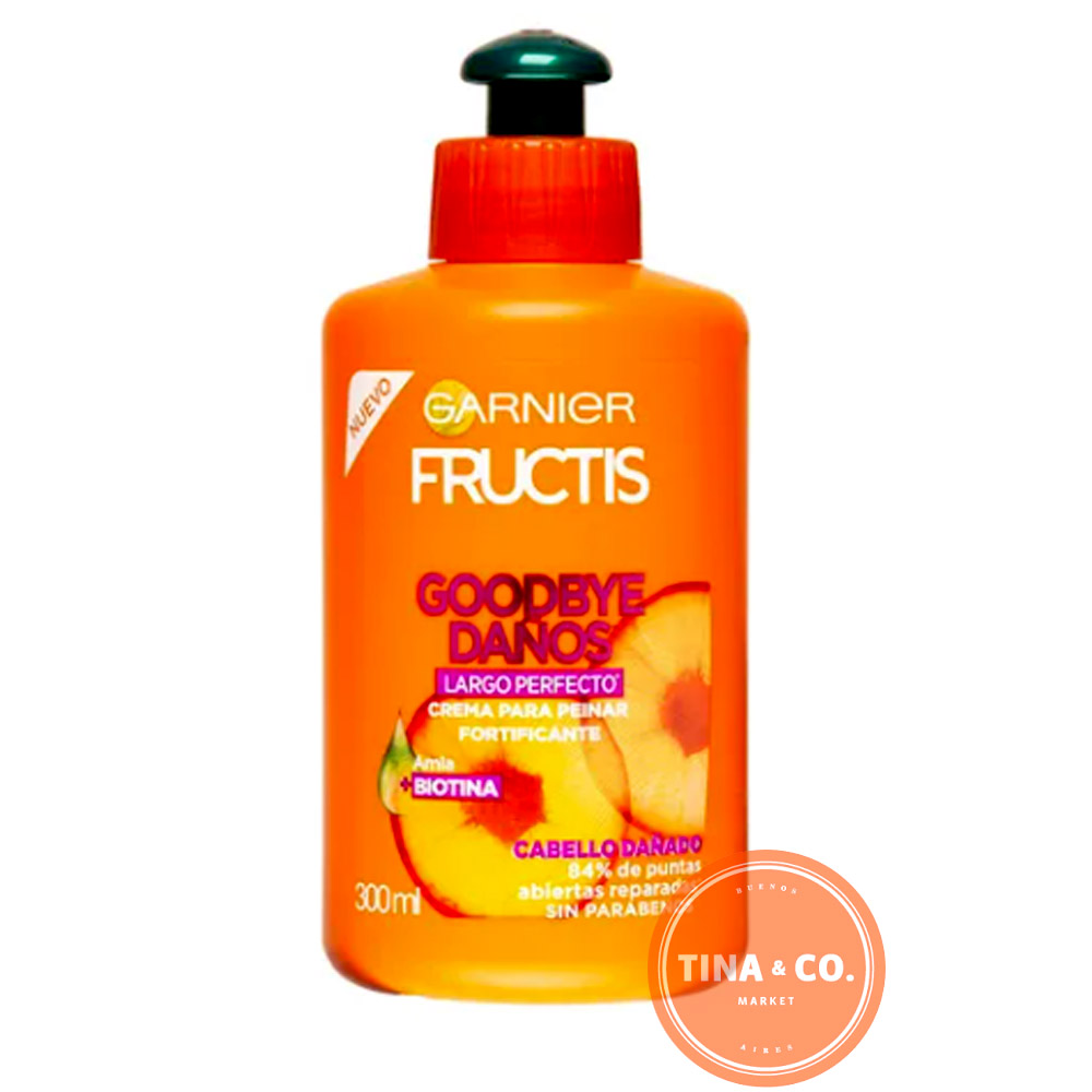 Garnier Fructis GoodBye Daños, Largo Perfecto Crema para Peinar - 300ml