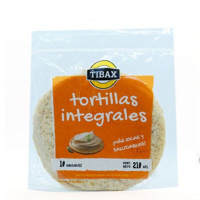 Tibax Tortillas Integrales - 10u