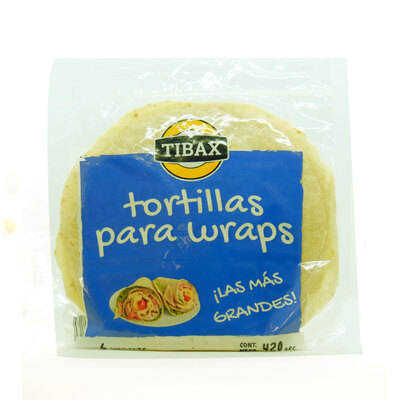 Tibax Tortillas para Wraps - 6u