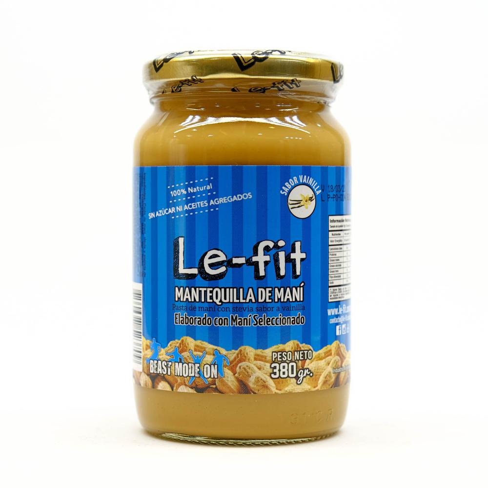 Le Fit Mantequilla de Maní Sabor Vainilla - 380gr