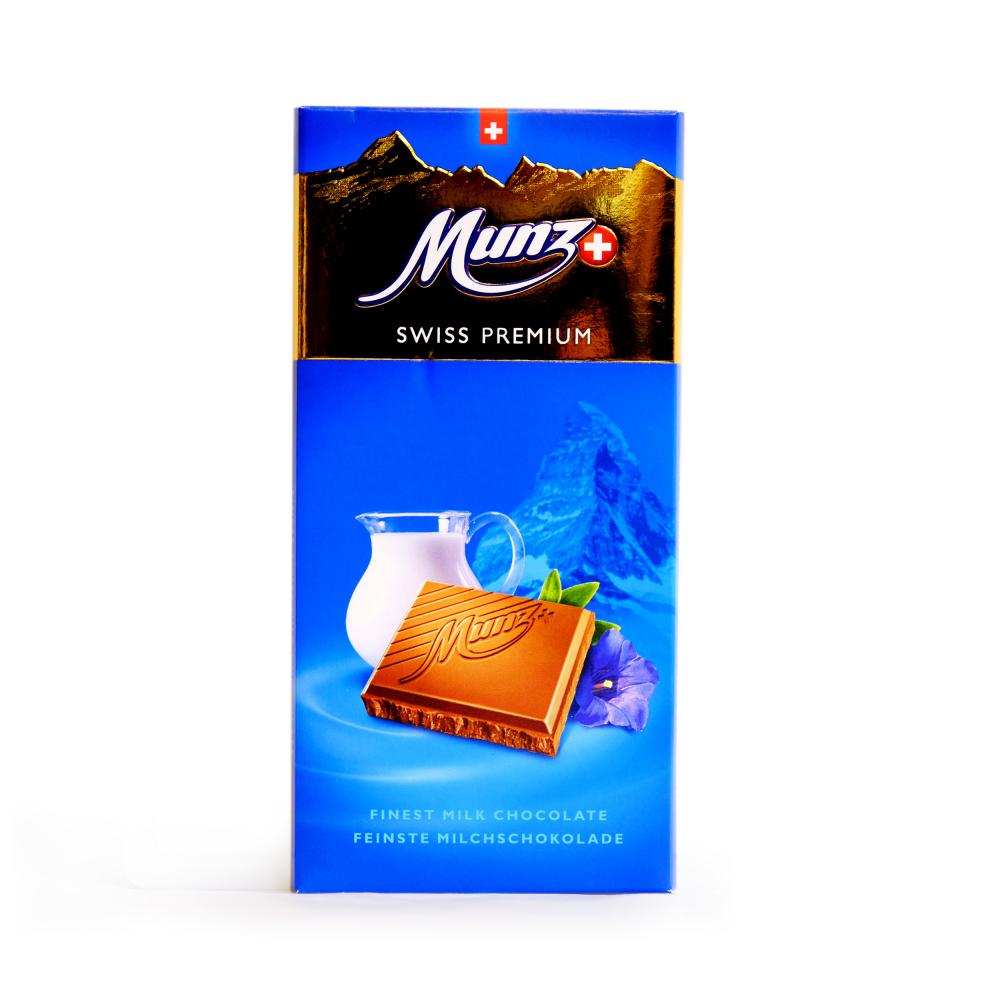 Munz Swiss Premium Milk Chocolate - 100gr