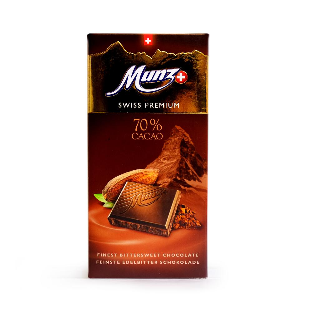 Munz wiss premium 70% cacao - 100gr