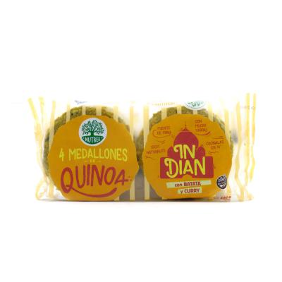 Nutree Medallones de Quinoa Indian con Batata y Curry - 4u