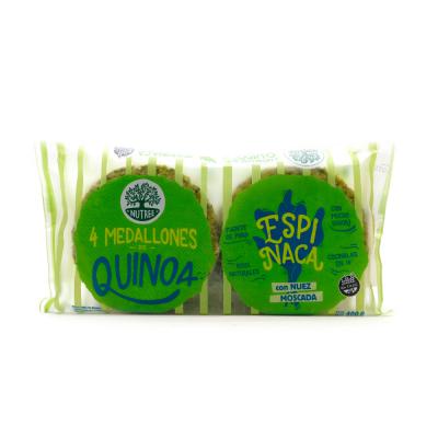 Nutree Medallones de Quinoa Espinaca Con Nuez Moscada - 4u