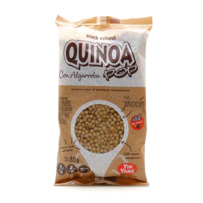 Yin Yang Quinoa Pop con Algarroba Sin Gluten - 80gr